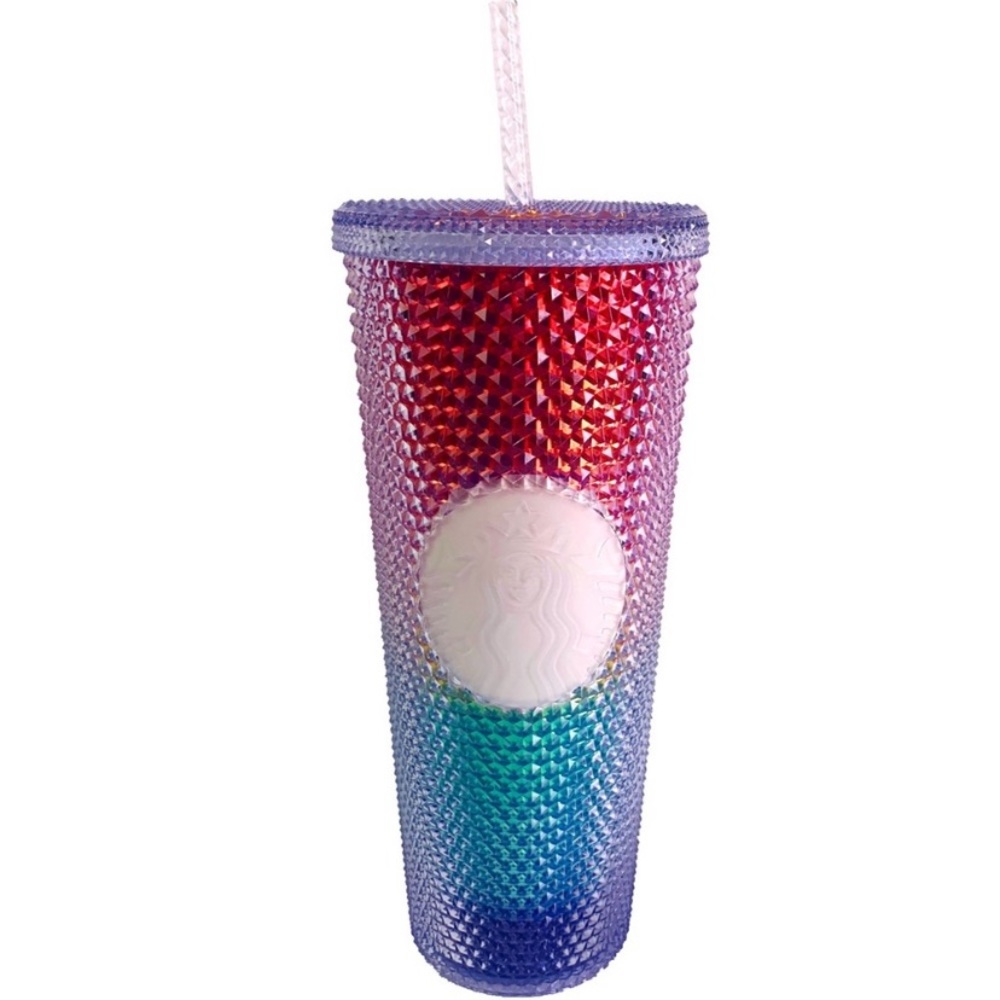 Starbucks Studded Rainbow Cold Cup 24oz